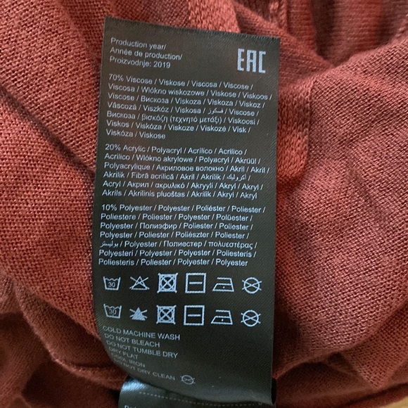 Vero Moda Rusty Orange Light Sweater - Picture 5 of 5